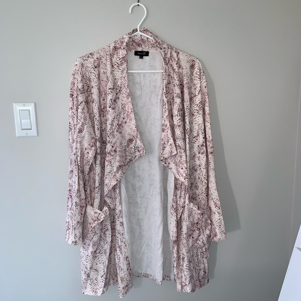 Waterfall cardigan (2x)